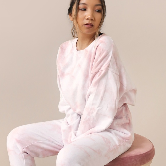 Pink Tie Dye Sweatshirt - Picture 2 of 5